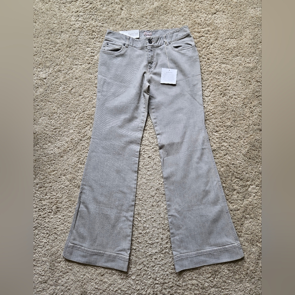 J.Jill Flare Leg Jeans Womens 6 (Fits Like A Size 4) Gray Casual Comfort
